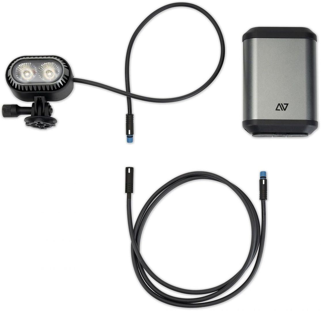 Luz LED Exterior ACID Cube HPA 3000 - Gris Espacio/Negro