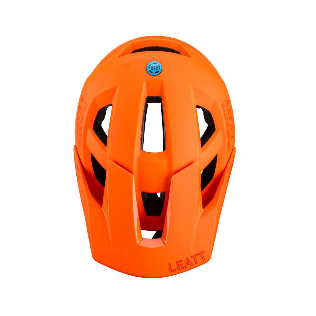 CASCO DE MOUNTAIN BIKE LEATT ALL MTN 2.0 - NARANJA LLAMA