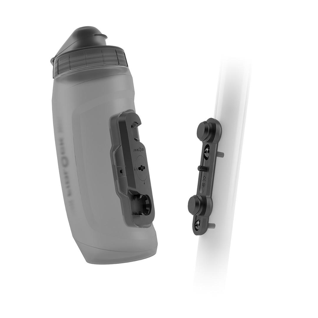 Botella Fidlock Twist 590 ml + Base para Bicicleta - Negro Trans