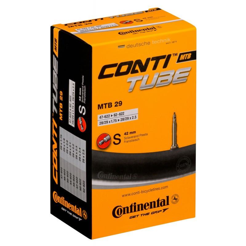 Neumático Continental Conti MTB Tube - Válvula Presta 42 mm 29" x 1,75 - 2,50