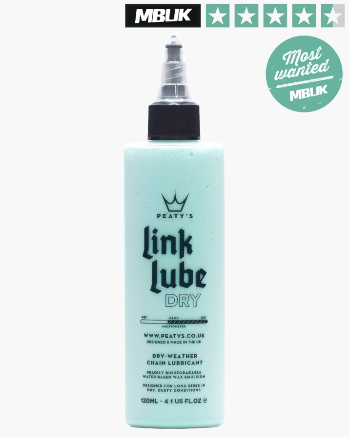 Link Lube Seco de Peaty's - Botella de 120 ml
