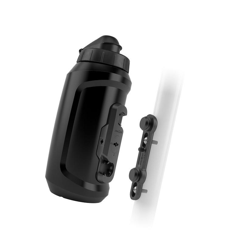 Botella Compacta Fidlock Twist 750 ml + Base para Bicicleta - Negro Mate