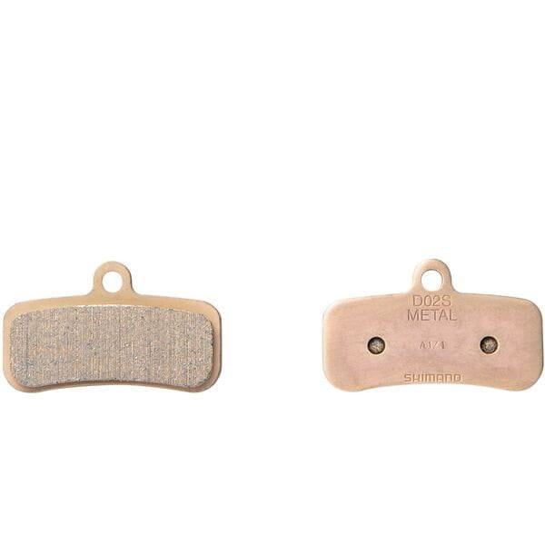 Pastillas de Freno de Disco Shimano D02S-MX y Resorte - Pastilla de Metal Sinterizado/Contraplaca de Acero
