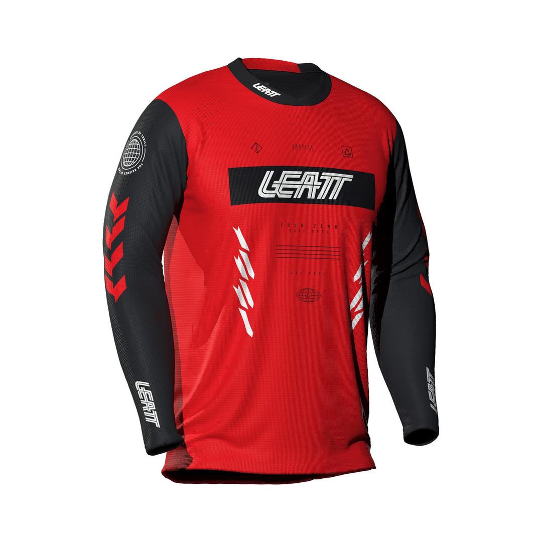 Camiseta Larga Junior Leatt Gravity 4.0 MTB V26 - Race Red