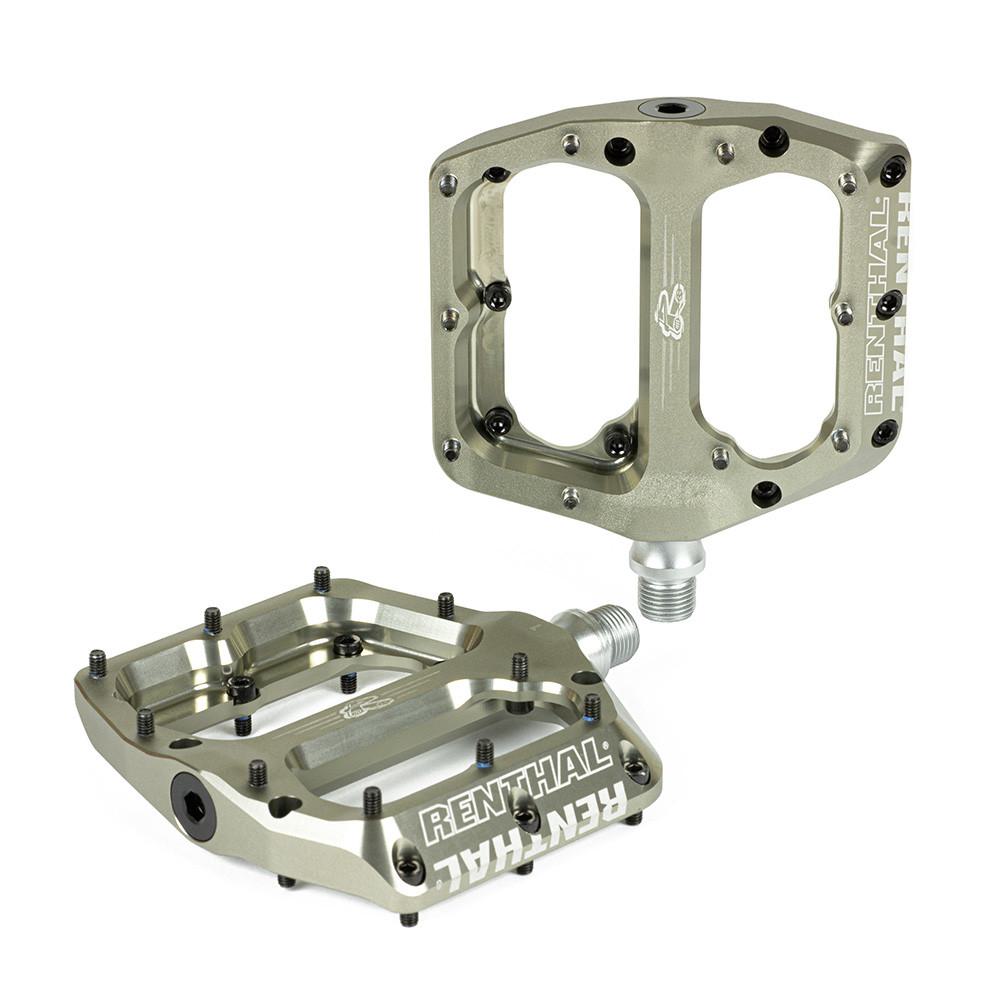 Pedales planos Renthal Revo-F - AluGold
