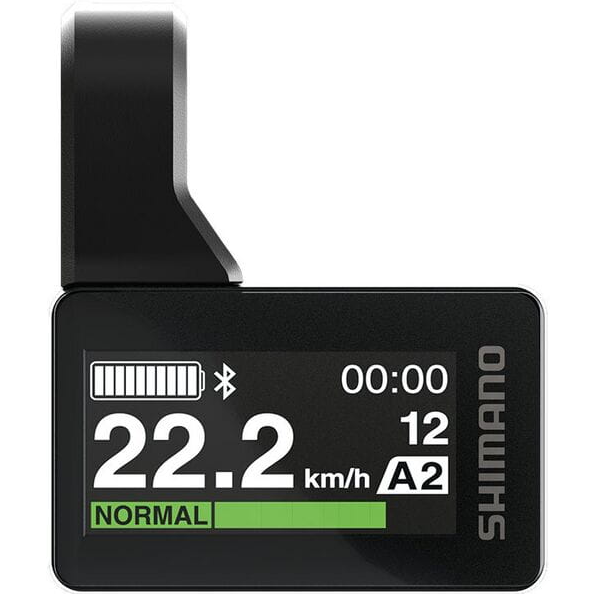 Pantalla para ordenador de bicicleta Shimano EN600, soporte para manillar de 31,8 mm/35 mm