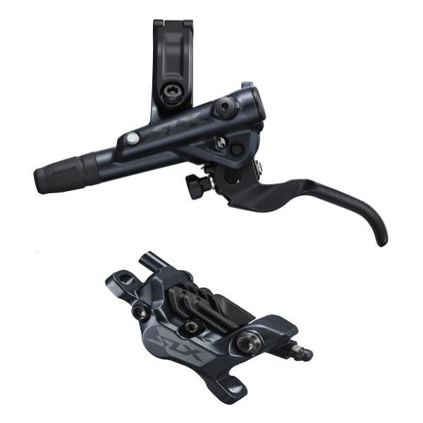 Freno hidráulico de disco SLX 4 potencias M7120/M7100 Shimano, pinza de montaje en palanca/mástil - Trasero/Izquierdo