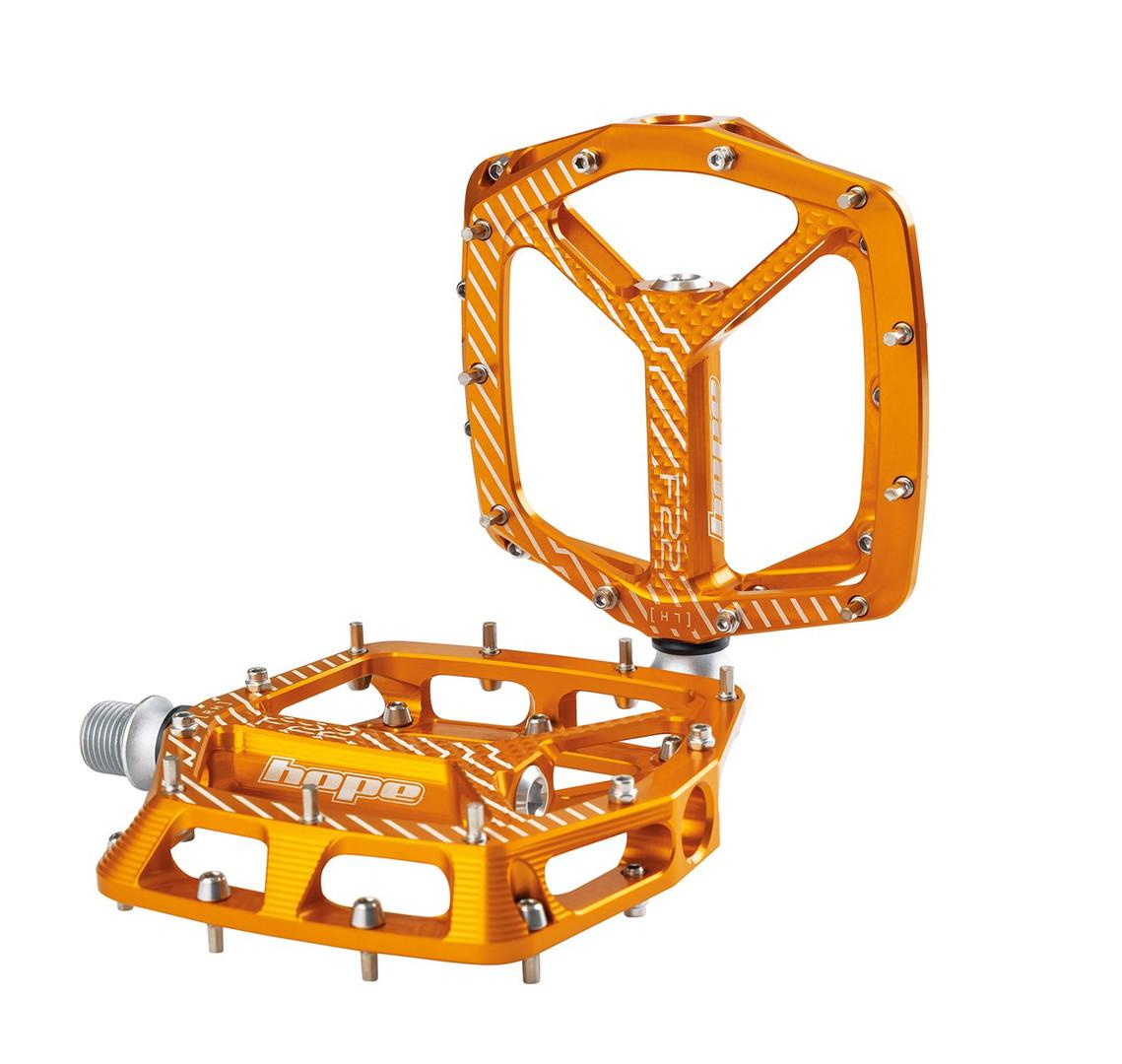 Pedales F22 Hope - Par - Naranja