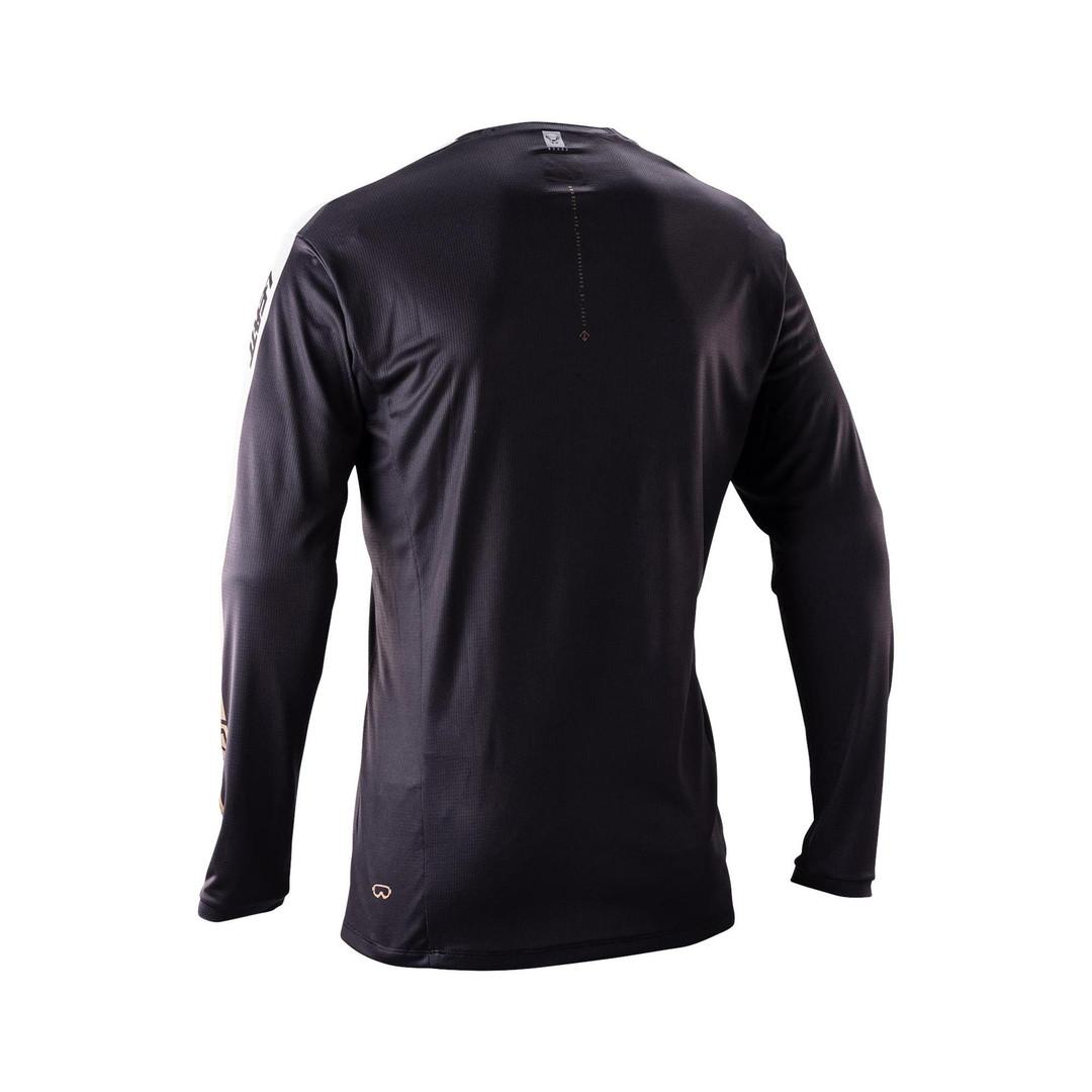 Camiseta de Manga Larga Leatt Gravity 4.0 MTB V26 - Rayas Negro