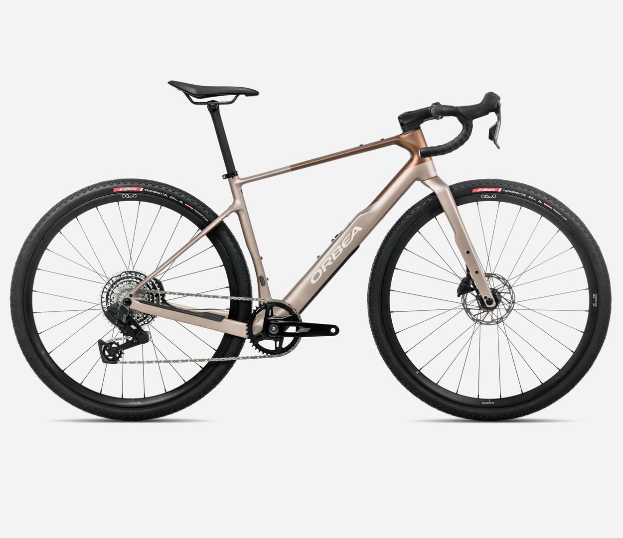 | Orbea Terra M31ETeam 1x 2026 - Níquel / Canela