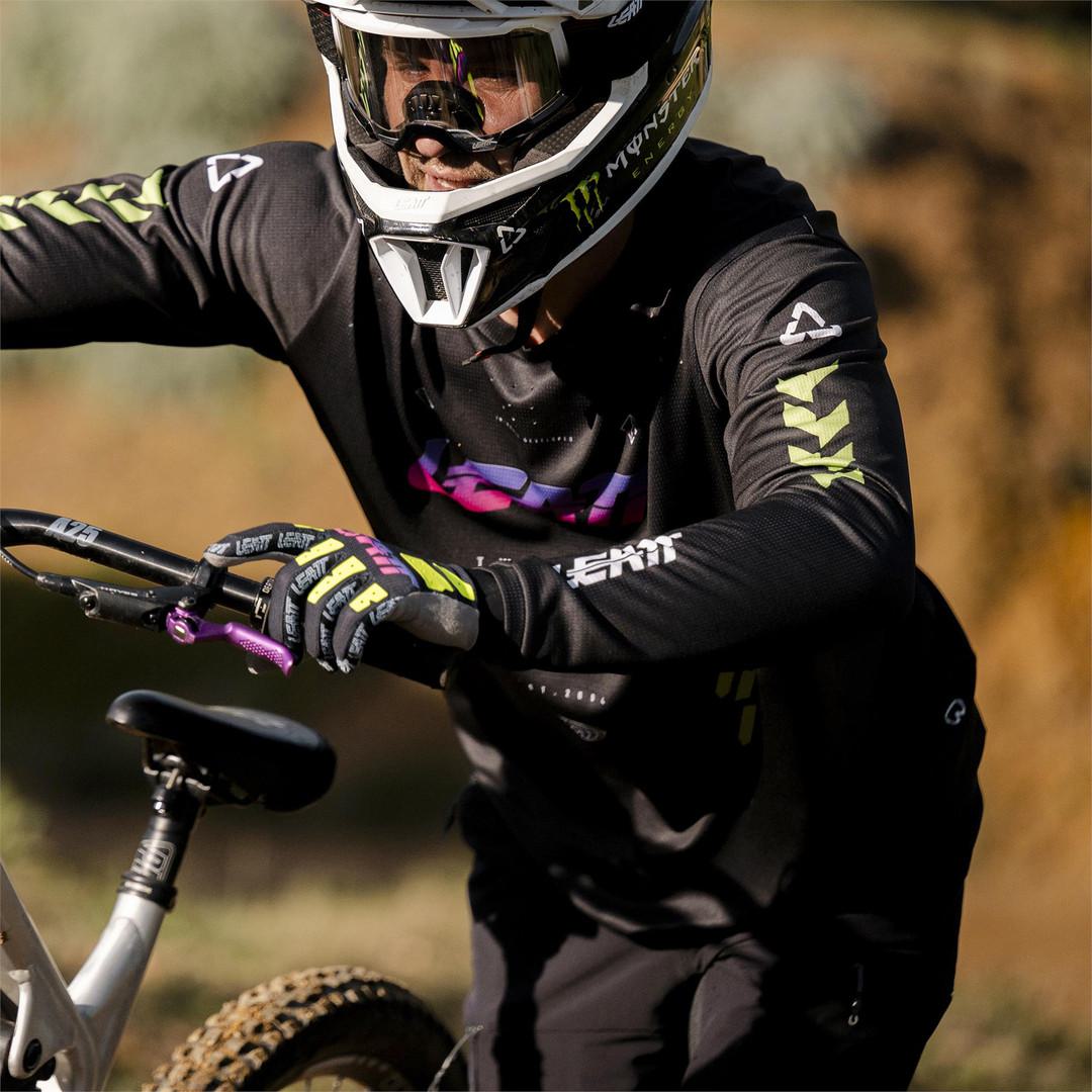 Camiseta de Manga Larga Leatt Gravity 4.0 MTB V26 - Negro de Carrera