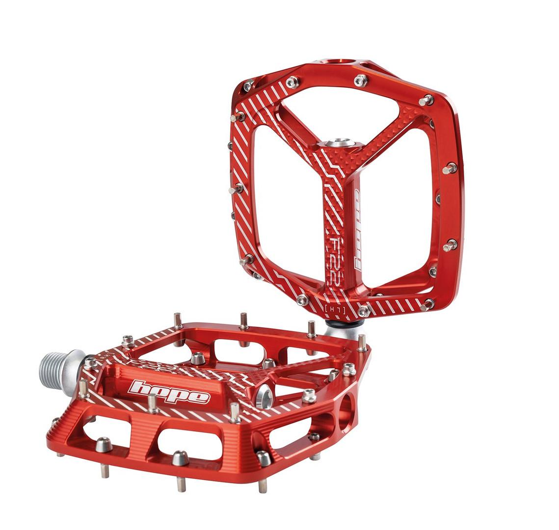 Pedales F22 Hope - Par - Rojo