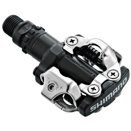 Pedales MTB Shimano M520 SPD - Mecanismo de dos caras - Negro