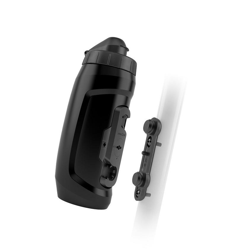 Botella Fidlock Twist 590 ml + Base para Bicicleta - Negro Sólido