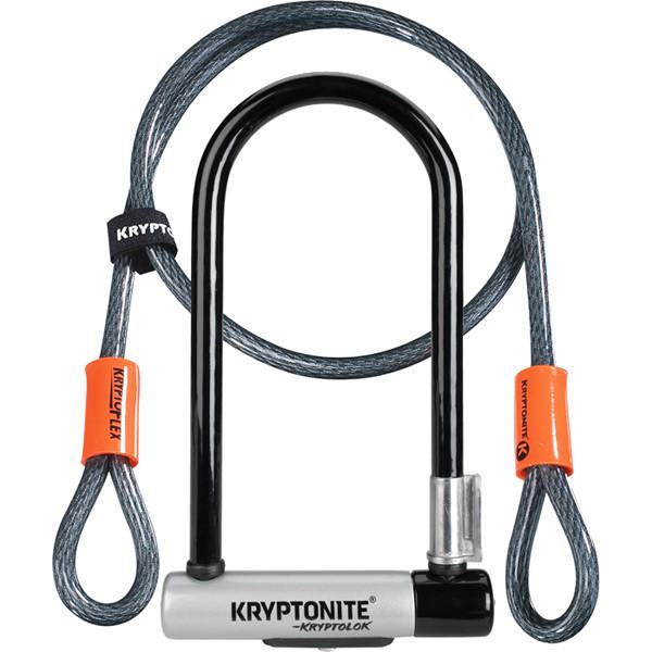 Candado U Kryptonite Kryptolock Standard con Cable Kryptoflex de 4 pies