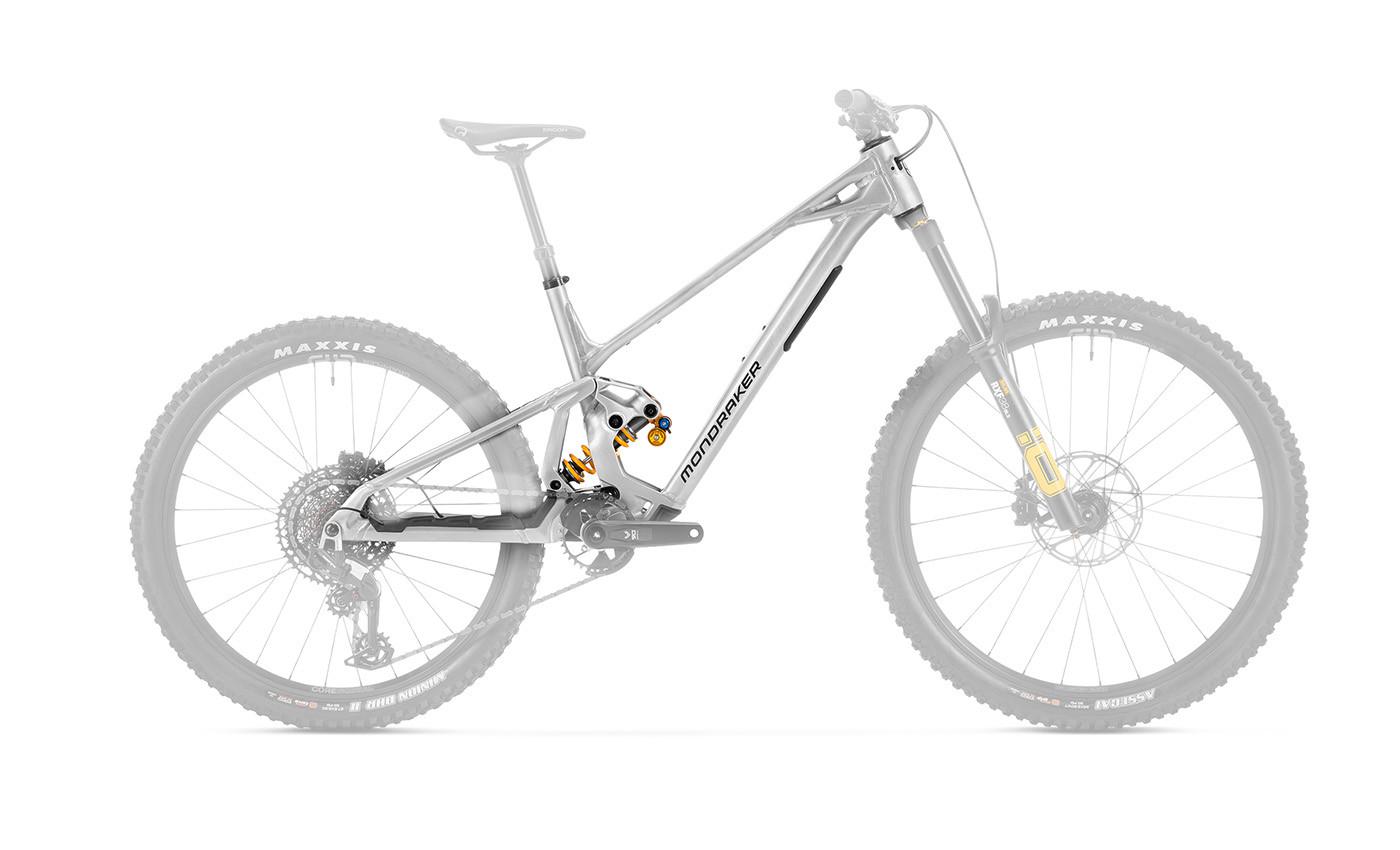 Mondraker Anark XR 2027 Frameset - Aluminio Crudo