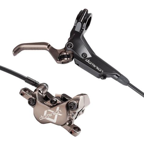 Kit de Frenos Hayes Dominion A4 - Maneta de Alcance Corto - Manguera 180 cm delantera/trasera - Negro/Marrón