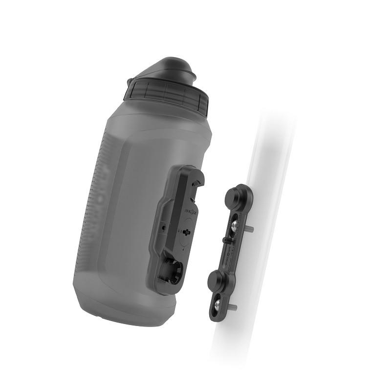 Botella Fidlock Twist 750 ml Compacta + Base para Bicicleta - Negro Trans