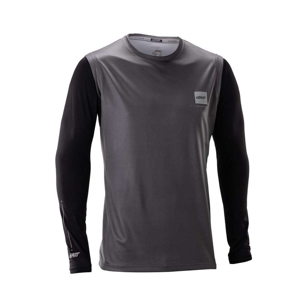 Camiseta de Mountain Bike Leatt Gravity 2.0 - Negro Grafito