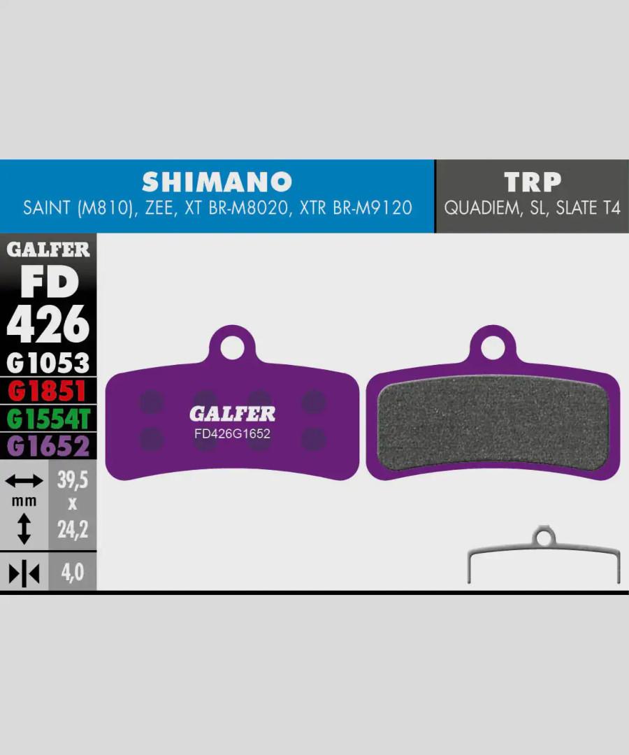 Pastillas de Freno de Disco Galfer para E-Bike - Shimano Saint