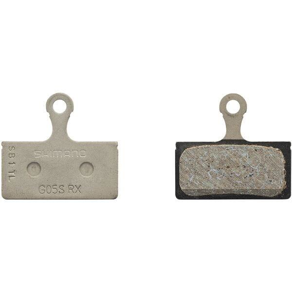Pastillas de freno Shimano G05S-RX y resorte - Pastilla de resina/contraplaqueta de acero