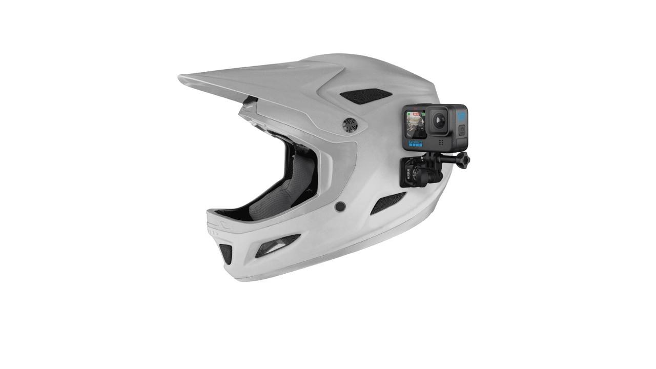 Soporte frontal y lateral para casco GoPro
