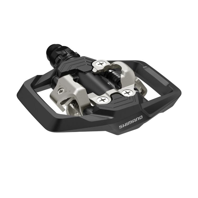 Pedales dobles Shimano ME700 SPD - Negro