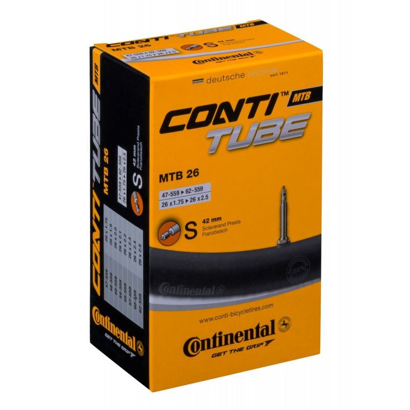 Neumático Continental Conti MTB Tube - Válvula Presta 42 mm 27,5" x 1,75 - 2,50