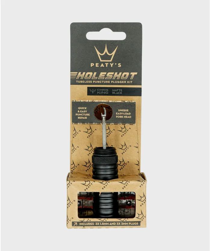 Kit de Tapón para Punción Tubeless Peaty's HoleShot - Negro