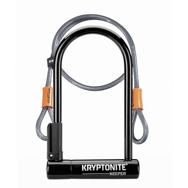 Candado U Kryptonite Keeper 12 Estándar con Cable Kryptoflex de 4 pies
