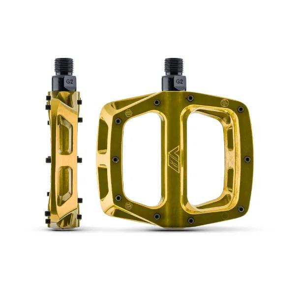 Pedales DMR V8 - Par - Oro Falso