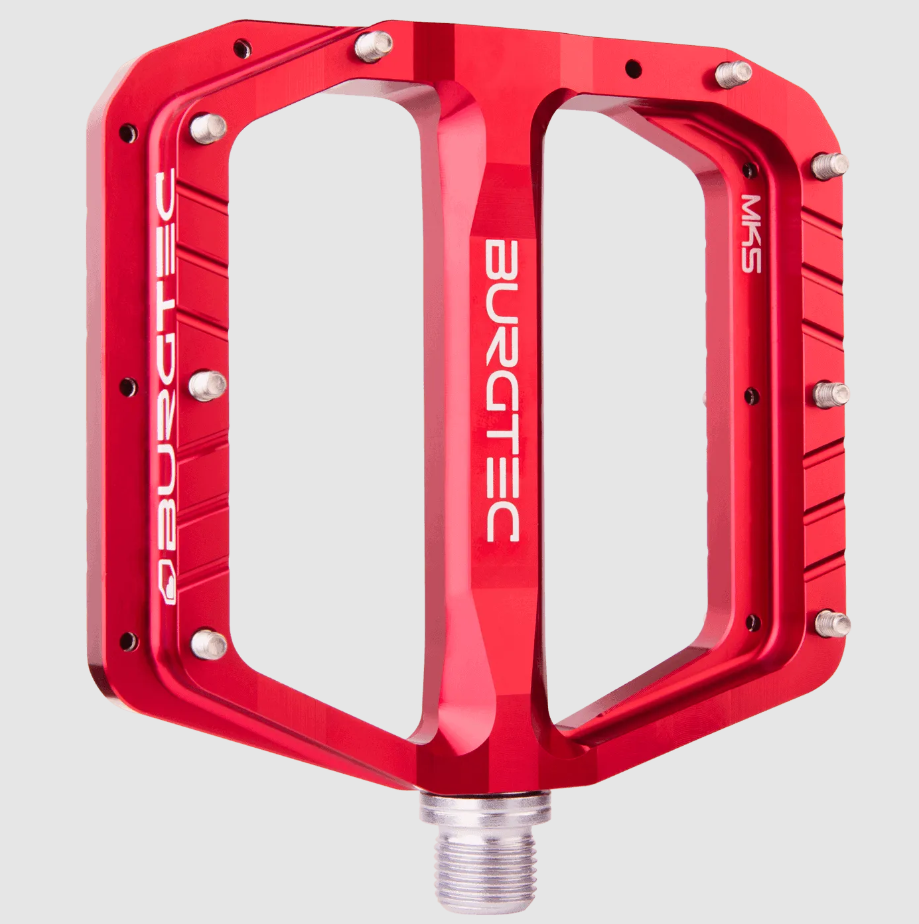Burgtec MK5 Pedales de Penthouse - Par - Race Red