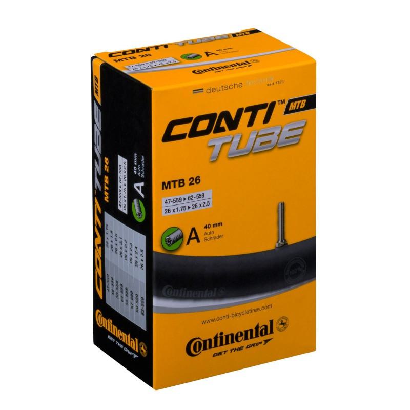Neumático Continental Conti MTB - Válvula Schrader 40 mm 26" x 1.75 - 2.50