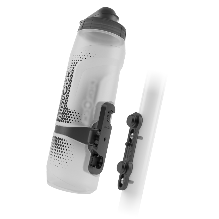 Botella Fidlock Twist 800 ml + Base para Bicicleta - Transparente