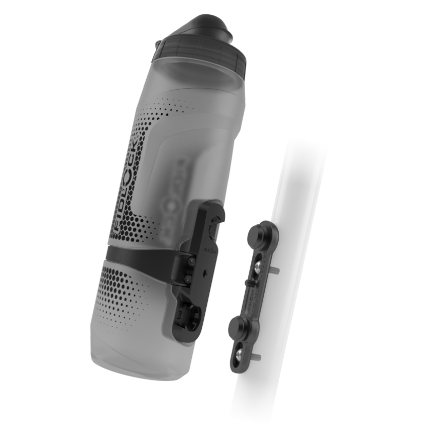 Botella Fidlock Twist 800 ml + Base para Bicicleta - Negro Trans