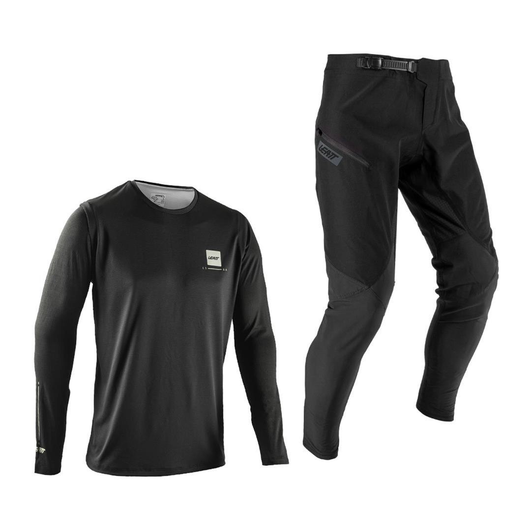 Kit de Ruta Leatt Gravity 1.0 MTB - Negro Fantasma