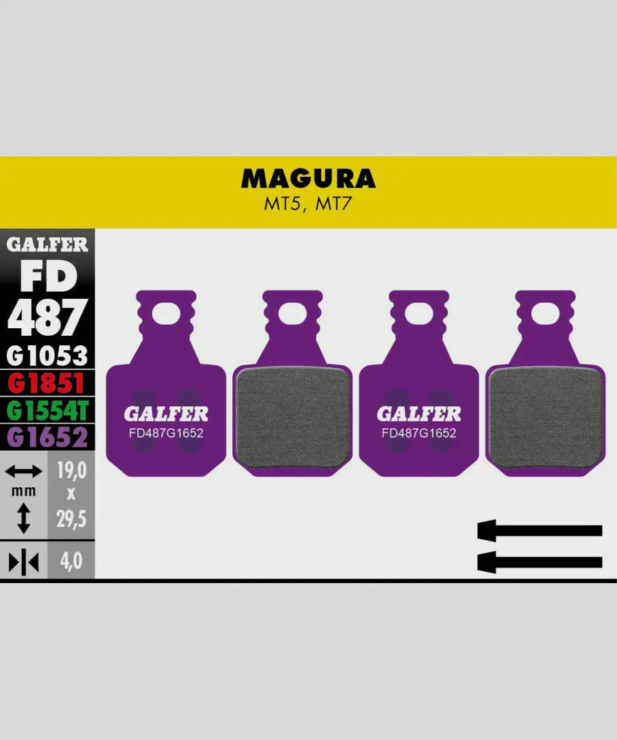 Pastillas de Freno de Disco Galfer para Bicicleta Eléctrica - Magura MT5/MT7