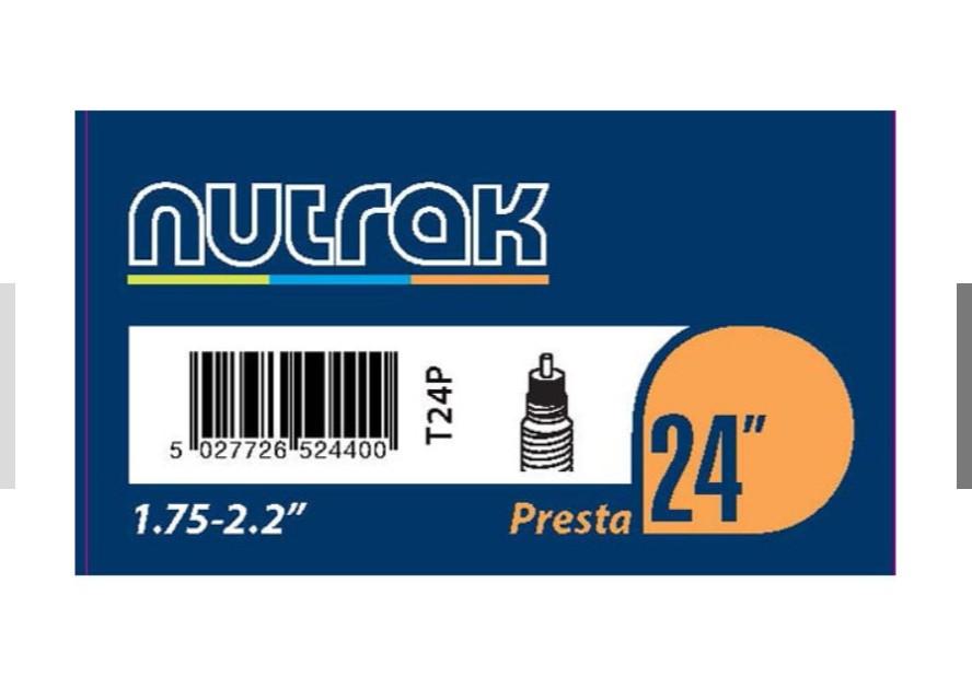 Neumático interno Nutrak 24 x 1.75 - 2.125 pulgadas Presta