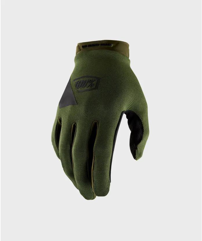 Guantes 100% Ridecamp - Verde Ejército