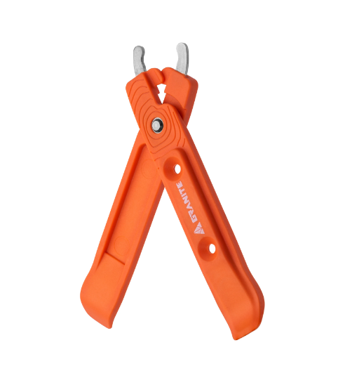 Extractor de Cadena con Palanca de Neumático de Granito con Puntas de Cadena de Acero Inoxidable - Naranja