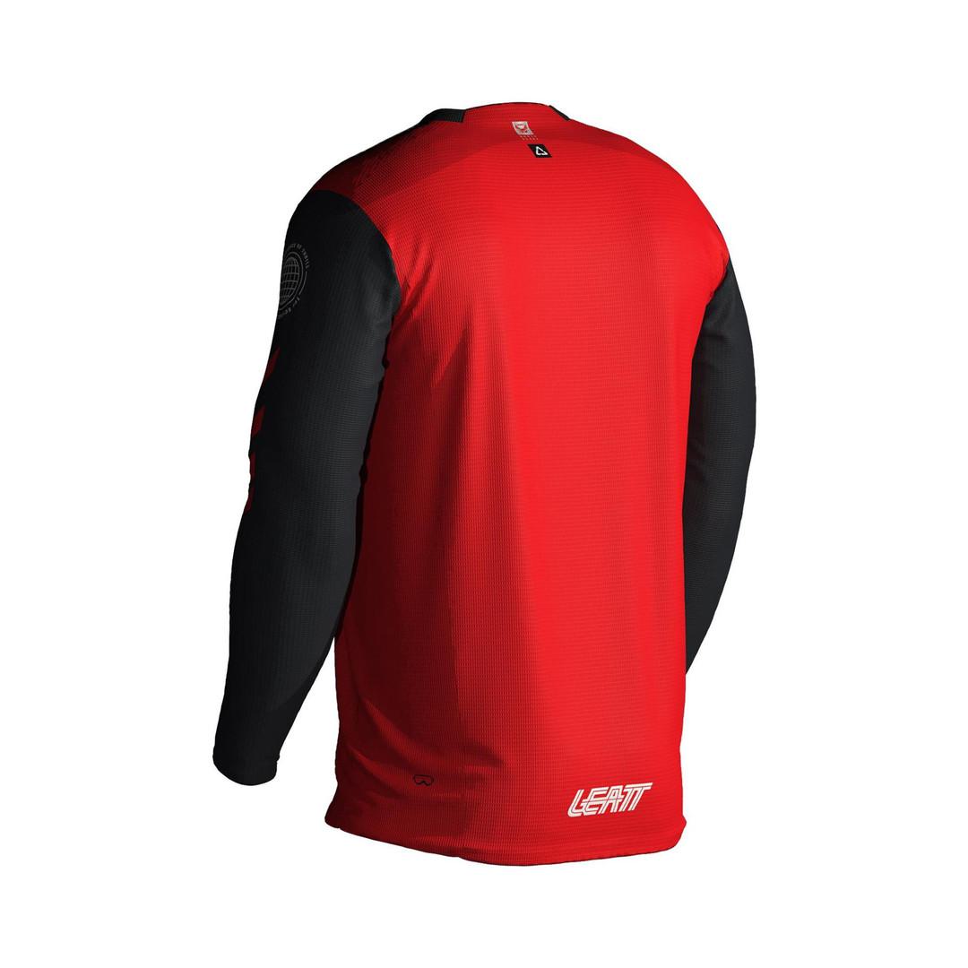 Camiseta Larga Junior Leatt Gravity 4.0 MTB V26 - Race Red