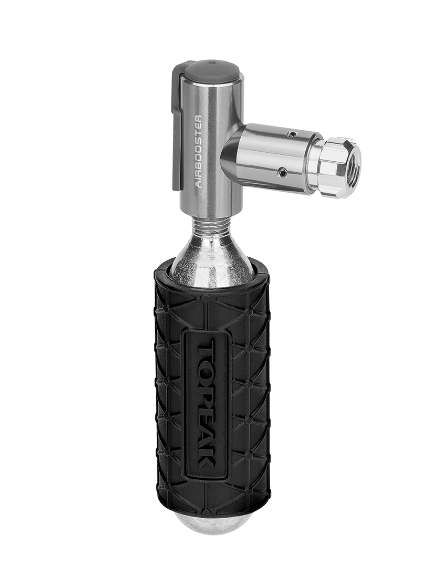 Topeak Nano Airbooster con Cartucho de CO2 de 16g Negro