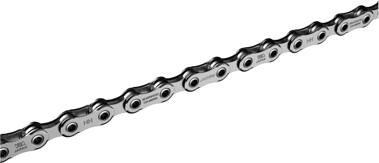 Cadena Shimano M9100 XTR/Dura Ace HG+ con Enlace Rápido - 12 Velocidades - 126 Enlaces - SIL-TEC